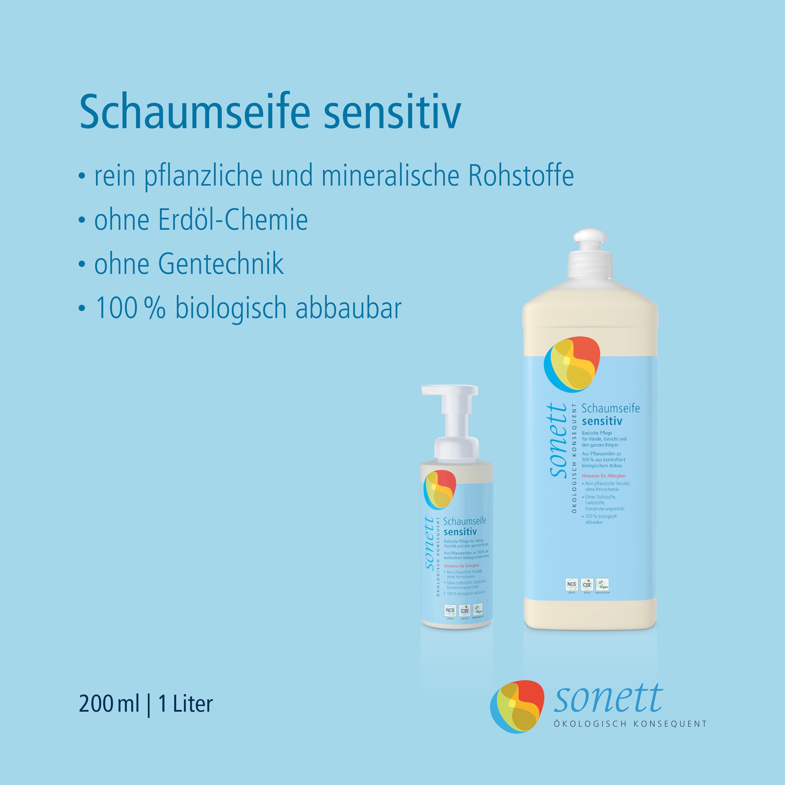 Image secondaire de Savon Moussant Doux Sonett Sensitiv - 1 Litre au Calendula