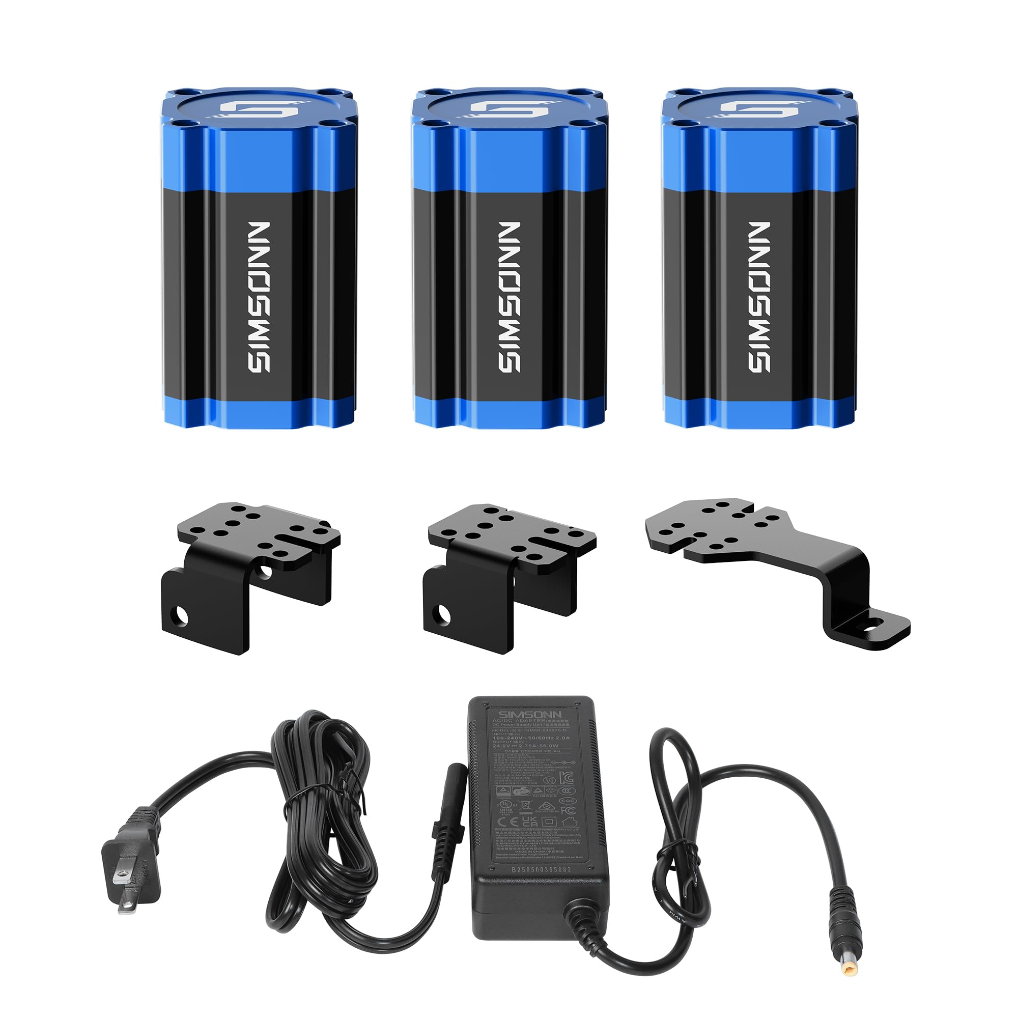 SIMSONN Pedales para Simulador de Carreras Módulo de Motor de Vibración Reactor de Pedales Hápticos VAM y VAM Pro (VAM PRO 3PCS PER SET)
