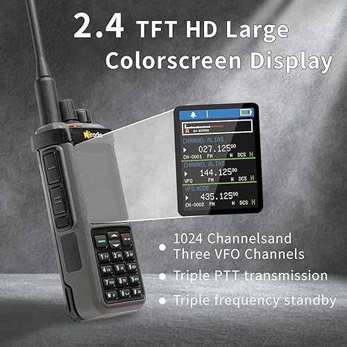 Miniatura 2 de Y23UV-98 Radio de 10 W Multibanda bidireccional con CBSSBHF, repetidor de banda cruzada, 1024 CH y Tri VFO - Radio jamón de alta potencia para