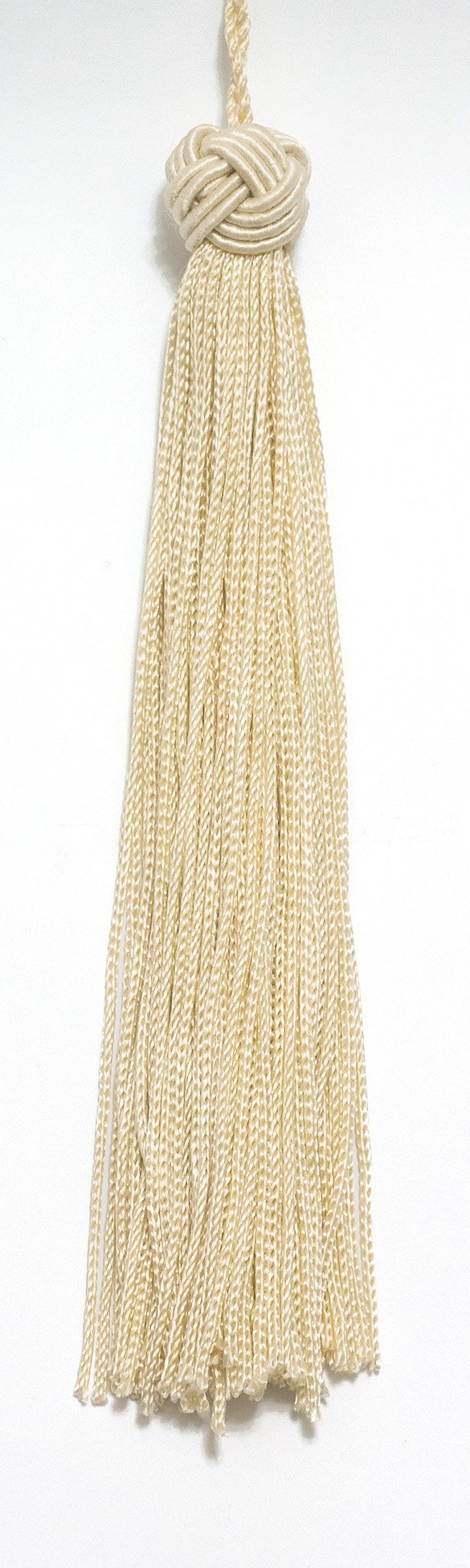 Lot De 10 Grès Tissé Tête Chainette Tassel, 14 Cm De Long