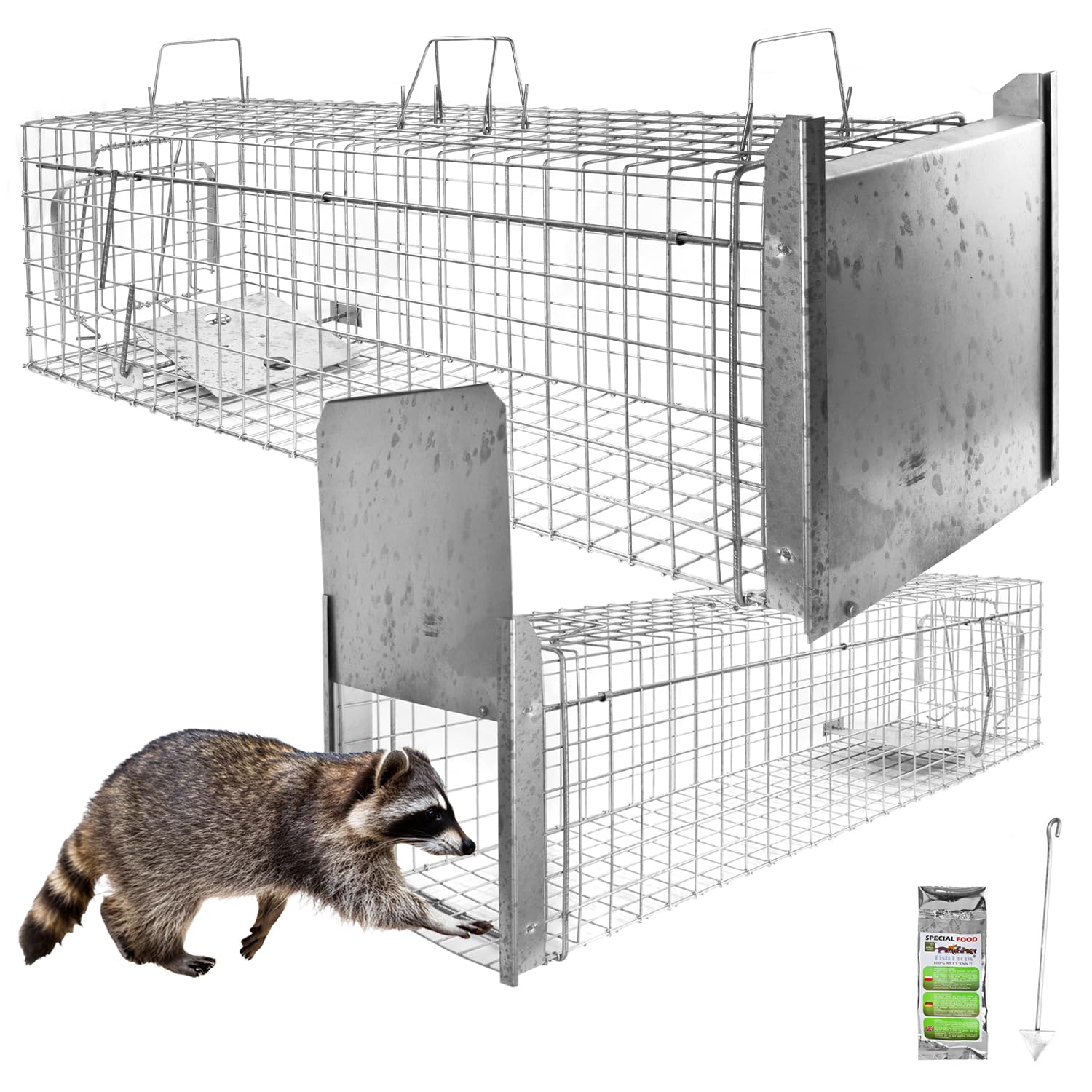 Lebendfalle Marder Lebend Garten Waschbren Fuchs Kaninchen Abwehr  Umsiedeln Falle Marder Haus Zubehr Vertreiben Dachboden 120 x 34 x 34  Stable Petigi : Amazon.de: Garten
