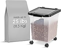 Vista 2 de Iris Contenedor para alimento de perro de estructura hermética, Individual, Negro