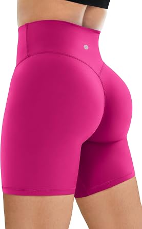 QUEENIEKE Womens Blue High Waist Cycling Athletic Shorts