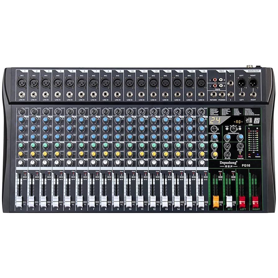 KTEL DF-2022 Quintet ５チャンネルミキサー色々セット Amazon | Dpusheng FG16プロフェッショナル16チャンネルミキサー