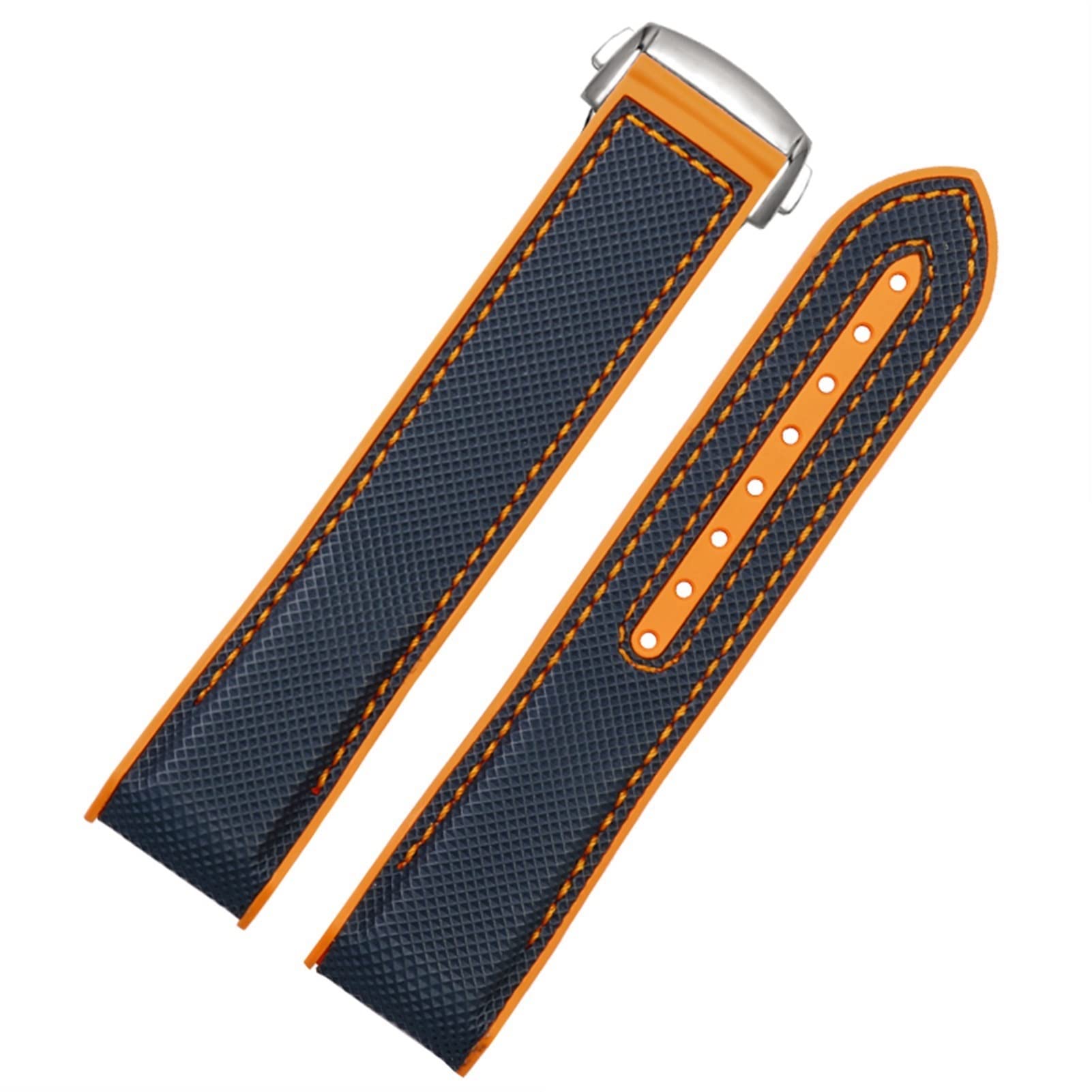 Bracelet De Montre En Caoutchouc Nylon Tissu 20mm 22mm Pour Omega Seamaster 300 Bracelets De Montre Océan Outils De Boucle Bracelet En Silicone