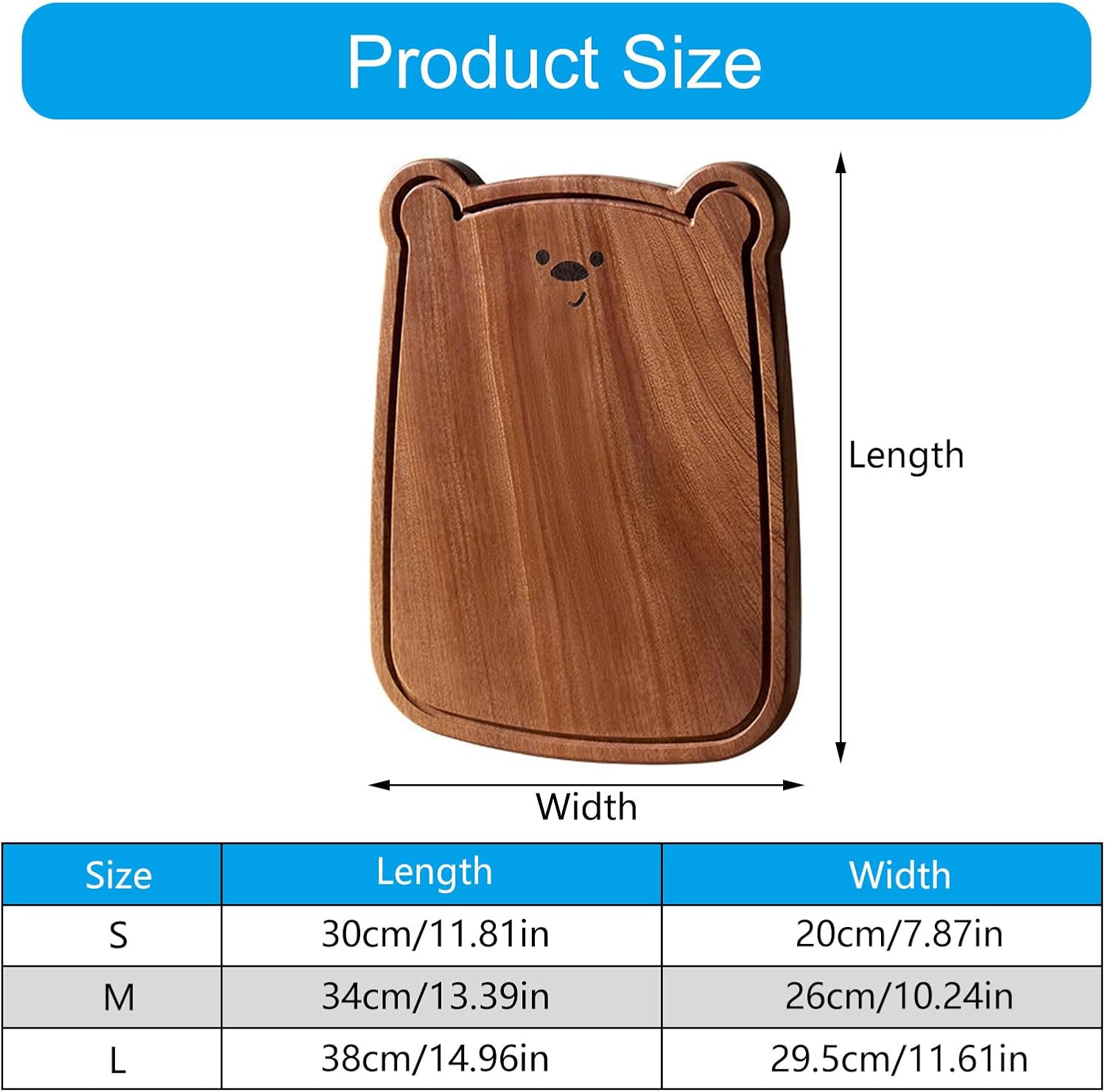 Wood Cutting Boards Set with Juices Grooves for Kitchen Charcuterie Chopping Board for Meat Cheese Fruits Vegetables Wood Cutting Boards for Kitchen