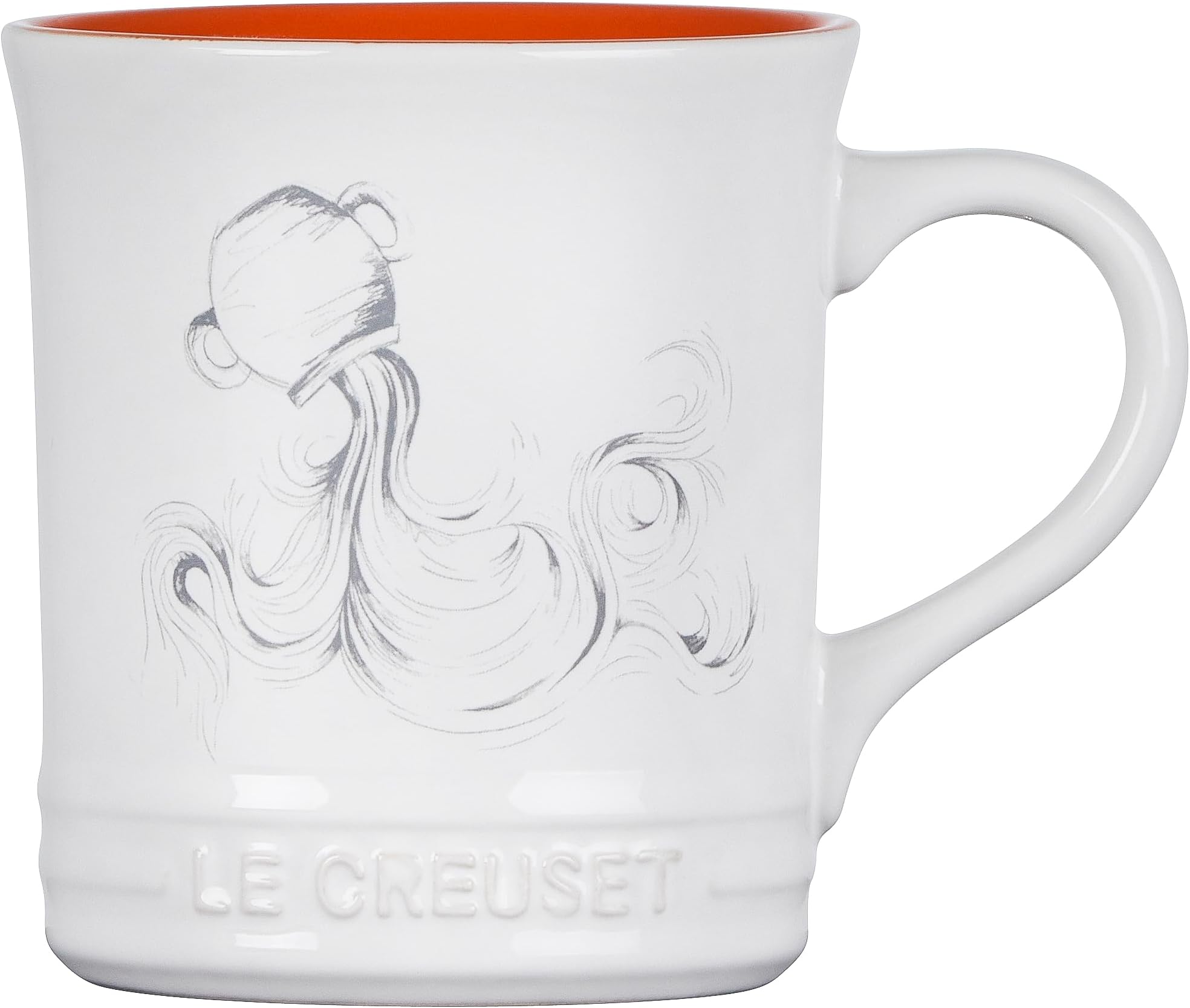 Le Creuset Stoneware Zodiac Coffee Mug, 14 oz., Aquarius