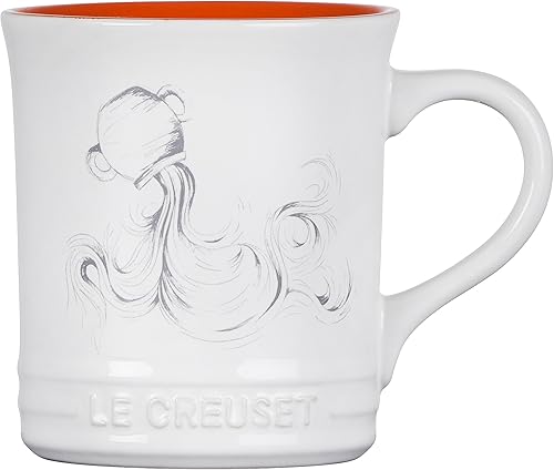 Le Creuset Gres Zodiac Taza de café, 14 onzas, Libra