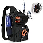 KastKing BlowBak Tactical Sling Tackle Bag-Lightweight Fishing Backpack Storge Fishing Gear and Equipment,Gift for Men