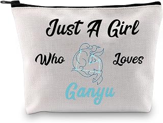Ganyu Constellation Cosmetic Bag Cartoon Genshin Toiletry Bag Who Loves Ganyu Makeup Bag Anime Lover gift Anime Merch