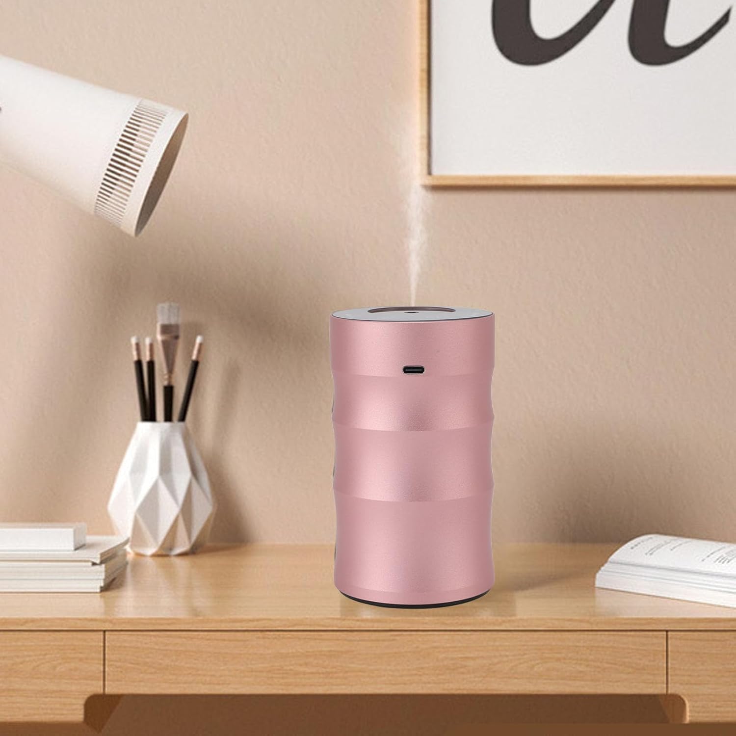 Car Aromatherapy Machine, Waterless Pure Essential Oil Diffusion Scent Diffuser with Intelligent Timer Settings Aromatherapy Diffuser Low Noise Mechanism Essential Oil Diffuser