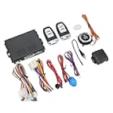 12V Car Keyless Entry System Remote Central Locking Kit with One Start Theft Security Auto Lock Unlock Release Engine Immobilizer for Vehicles