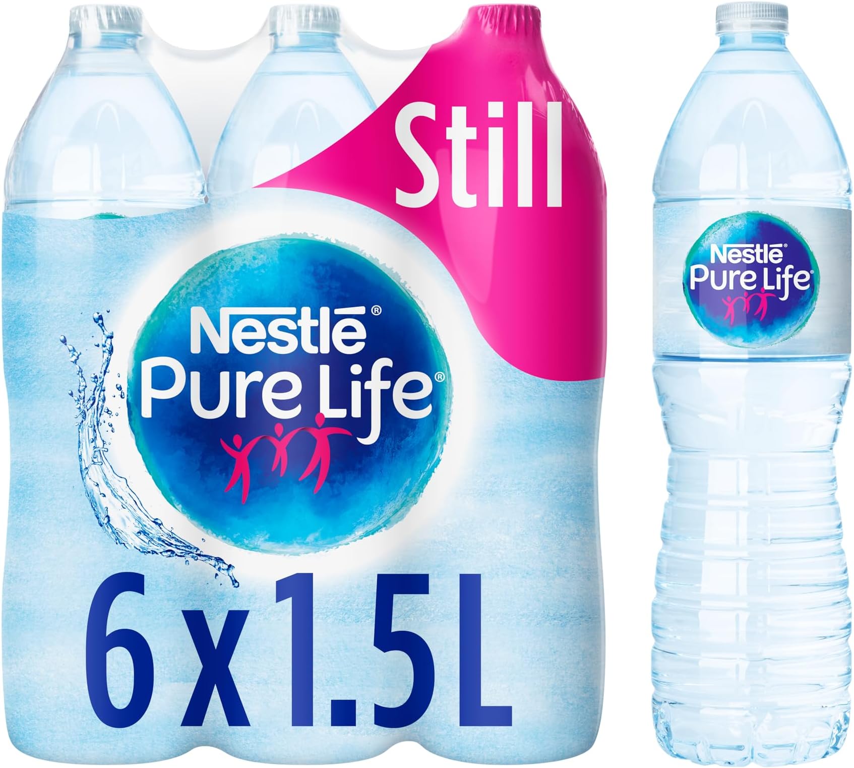 Nestlé Pure Life Still Spring Water 6x1.5 L
