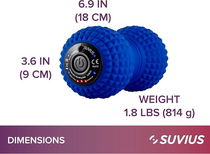 Rodillo Vibrador Maní para Masaje Muscular Profundo miniatura 4