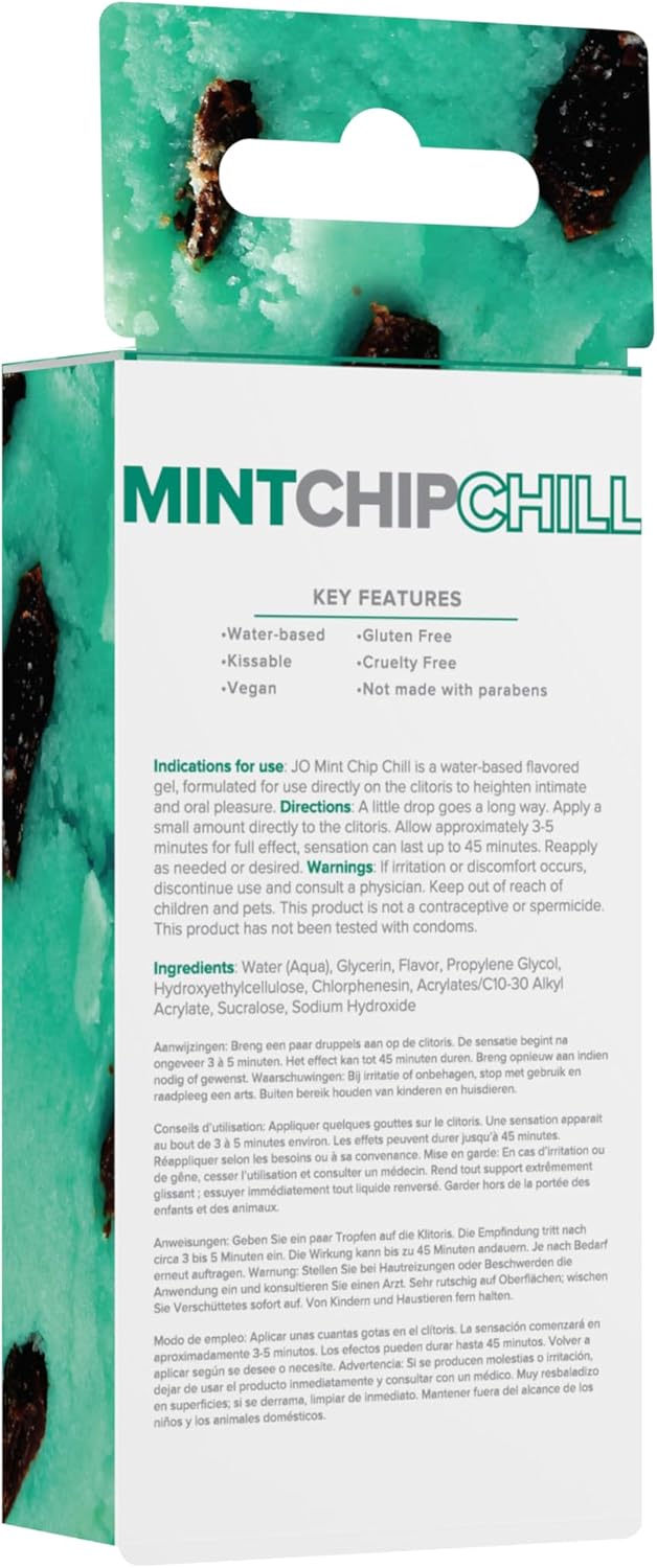 Jo Mint Chip Chill Flavored Arousal Gel 10ml