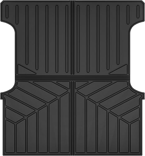 AUTOSAVER88 Tapete de cama compatible con Toyota Tundra CrewMax Cab 2022-2024, cama corta de 5.5 pies, forro de caja de camioneta para accesorios de