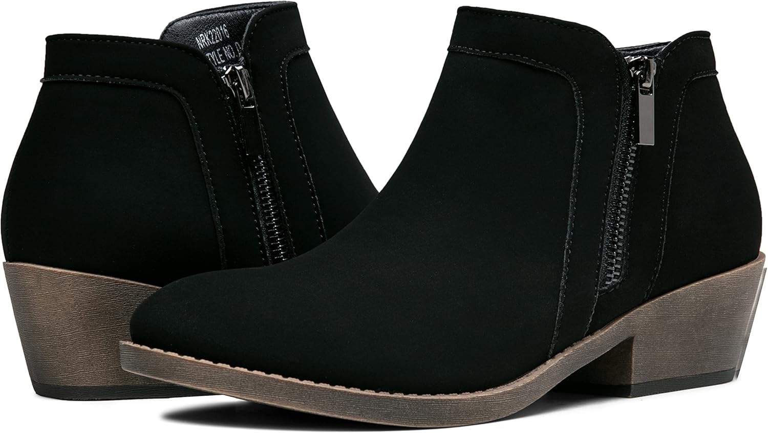 Jeossy Women's 9618 Classic Ankle Boots Slip on Chunky Heel Boots for Women - Image 5
