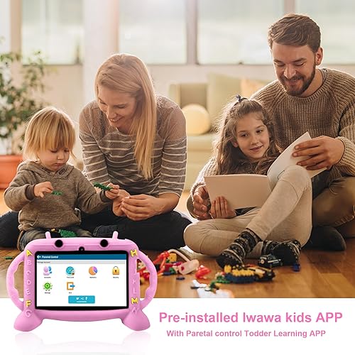 Miniatura 5 de MengDash Tableta para niños, tableta de 7 pulgadas para niños de 2 a 10 años, tableta de aprendizaje educativo Android 11, 3 GB de RAM+32 GB de