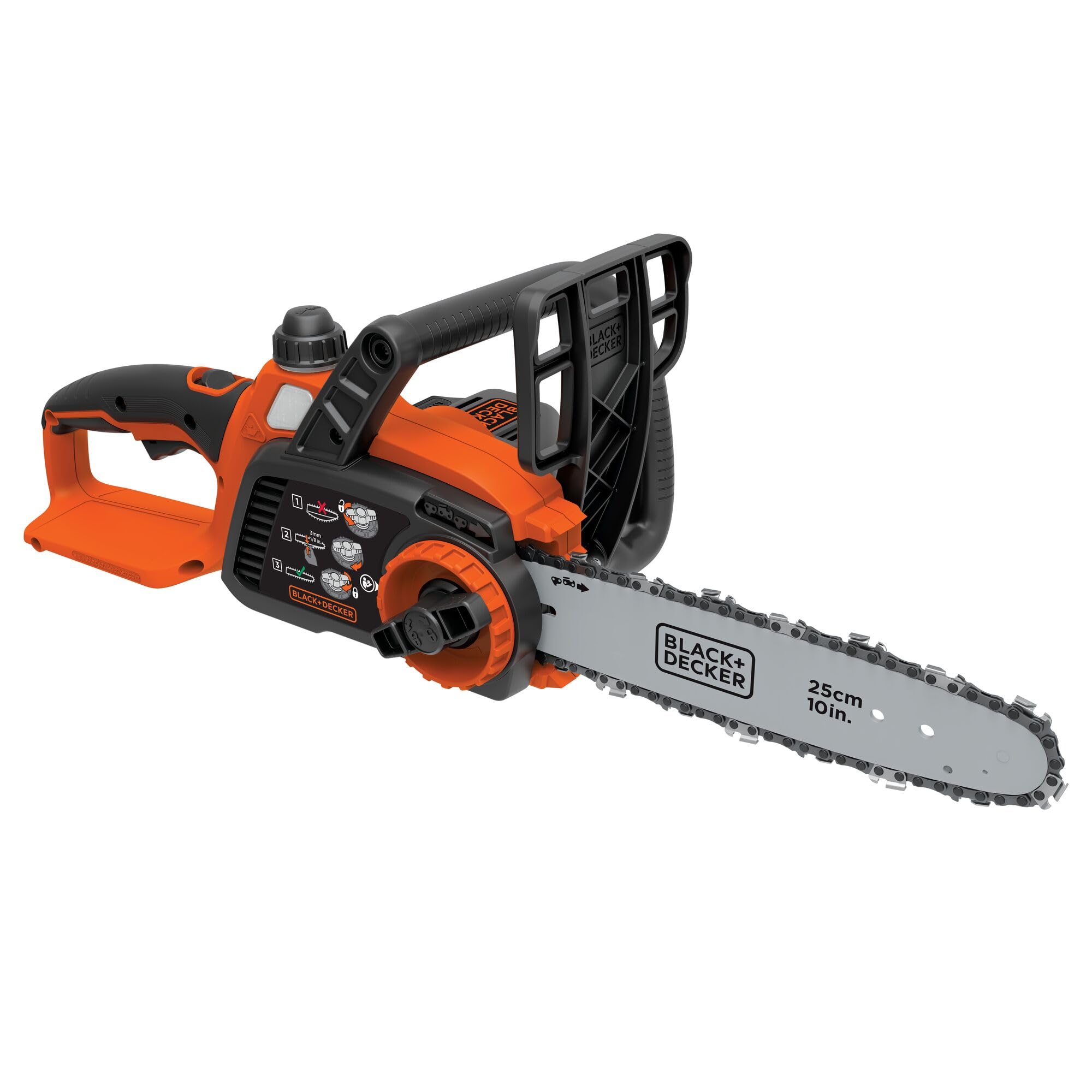 BLACK + DECKER LCS1020B 10" Li-ion Chainsaw, 20 Volt, Ballet
