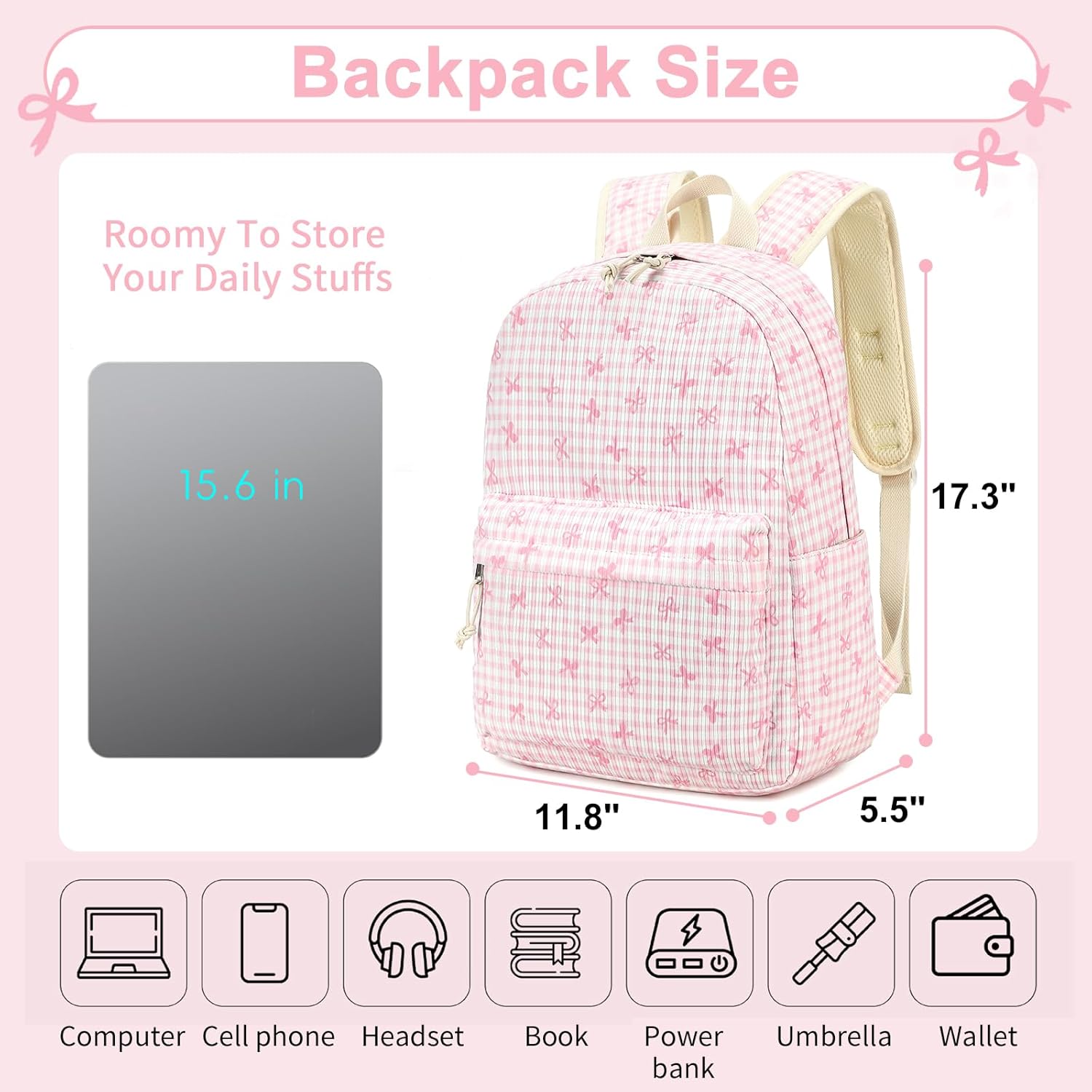 CAMTOP Preschool Backpack for Kids Girls Backpack Kindergarten School Bookbags for Toddler Travel