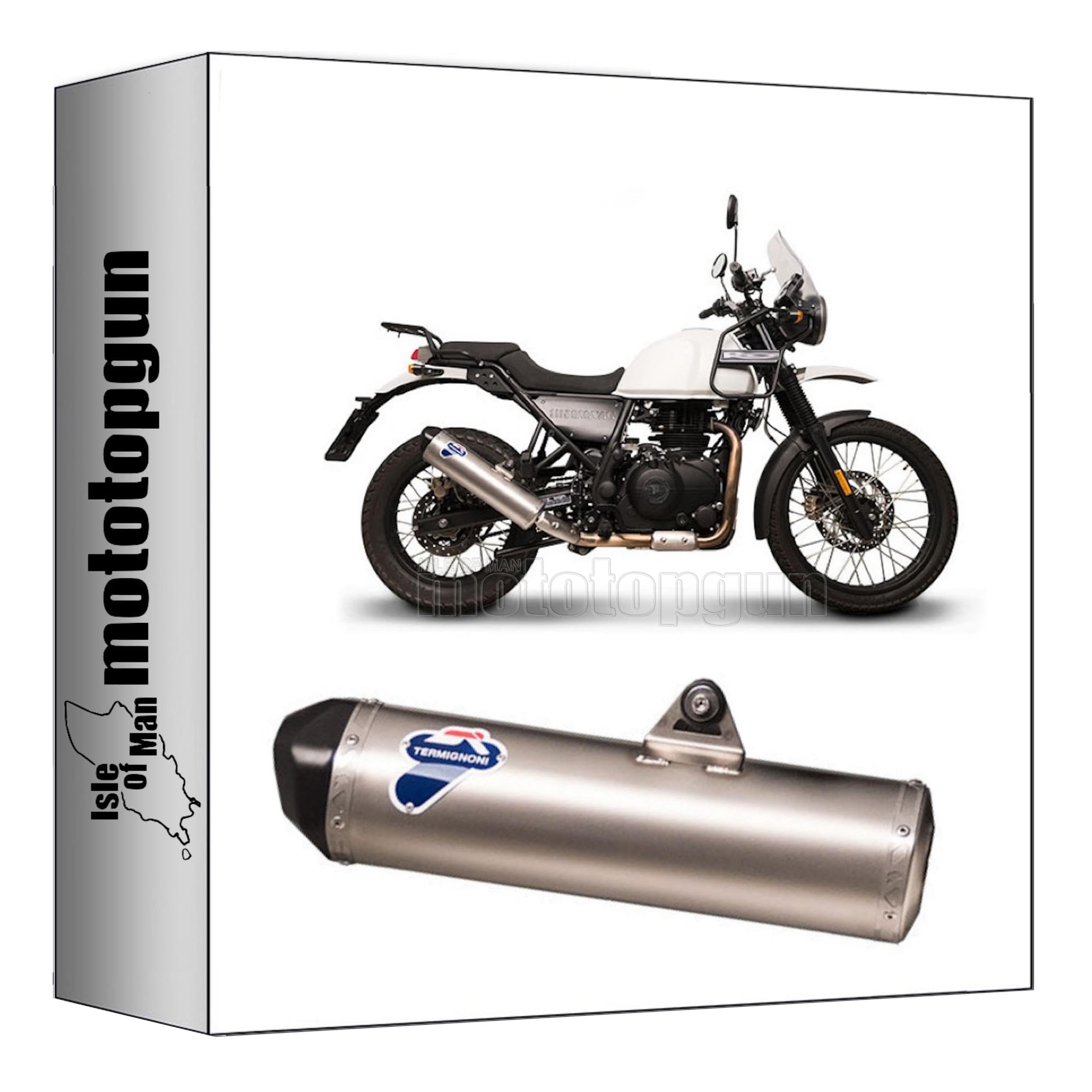 Echappement Termignoni inox de haute qualité compatible Royal Enfield Himalayan - 5
