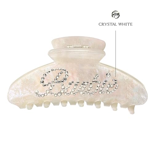 Miniatura 3 de Pinzas de pelo personalizadas para mujeres y niñas, pinzas de letras de diamantes de imitación, pinzas de pelo para novia, regalos personalizados