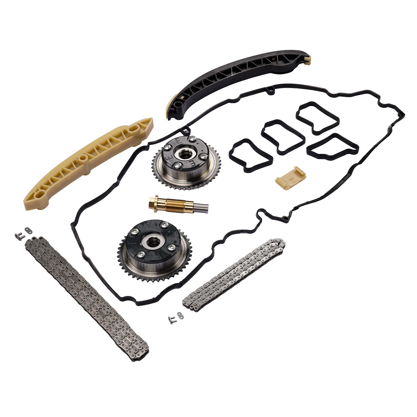 Kit de cadena de distribución Kompressor de engranajes de árbol de levas de repuesto para C Clase E W203 CL203 W211 C209 M271 R171 W906 1.8L gasolina 2710501047 2710521016