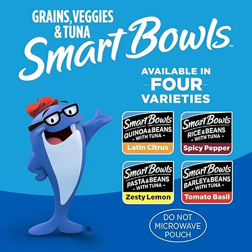Miniatura 8 de Starkist Smart Bowls, Tomate Albahaca Cebada y Frijoles Atún, 4.5 oz (Paquete de 3)