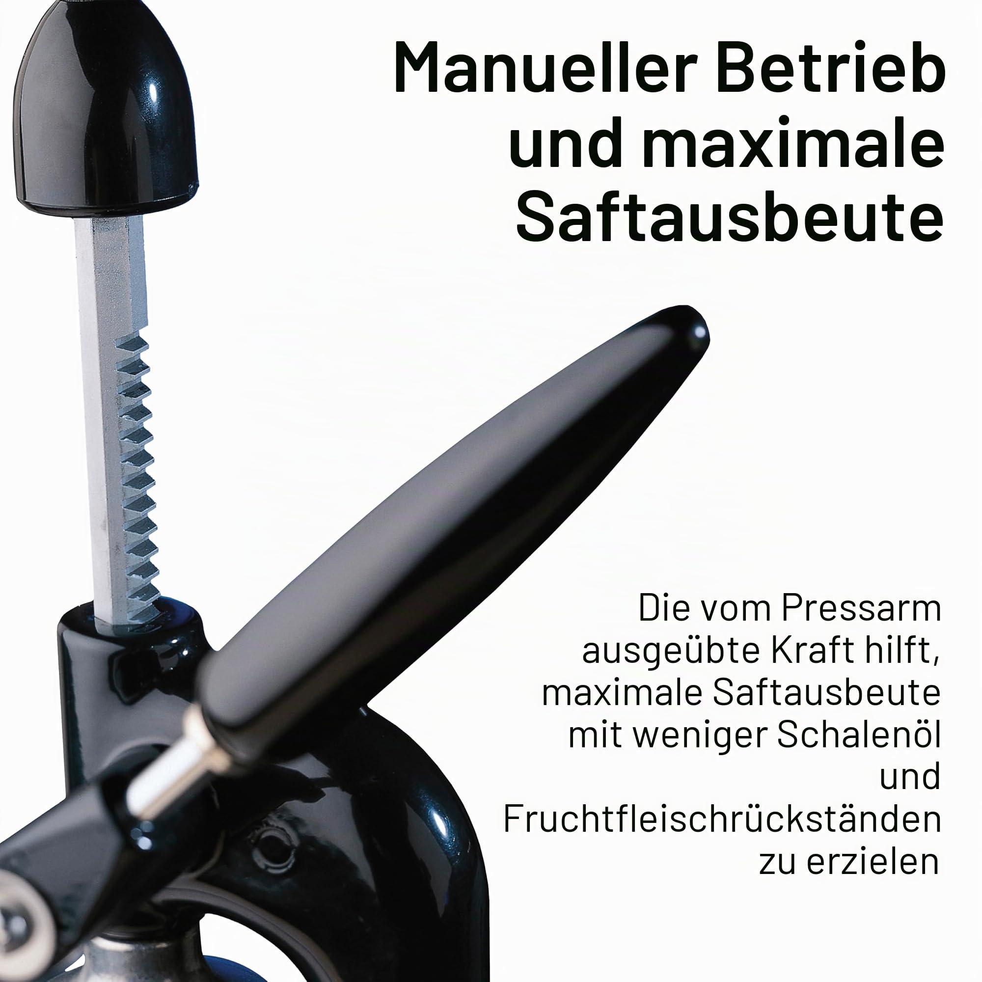 Hamilton Beach Commercial 932 Manuelle Zitrus Saftpresse, Metal, Schwarz/Grau