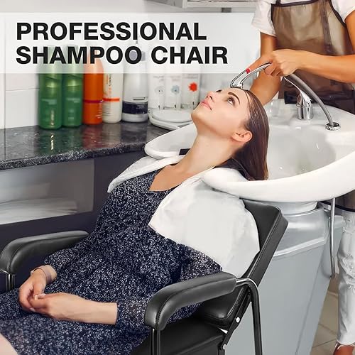 Miniatura 4 de Sillas de champú reclinables para peluquería, silla de peluquero, silla de estilista reclinable, silla de salón reclinable, equipo de belleza de spa