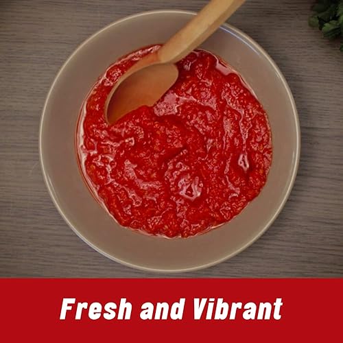 Miniatura 2 de Mutti  14 oz. 12 paquetes de tomates finamente picados con albahaca de la marca de tomate #1 de Italia