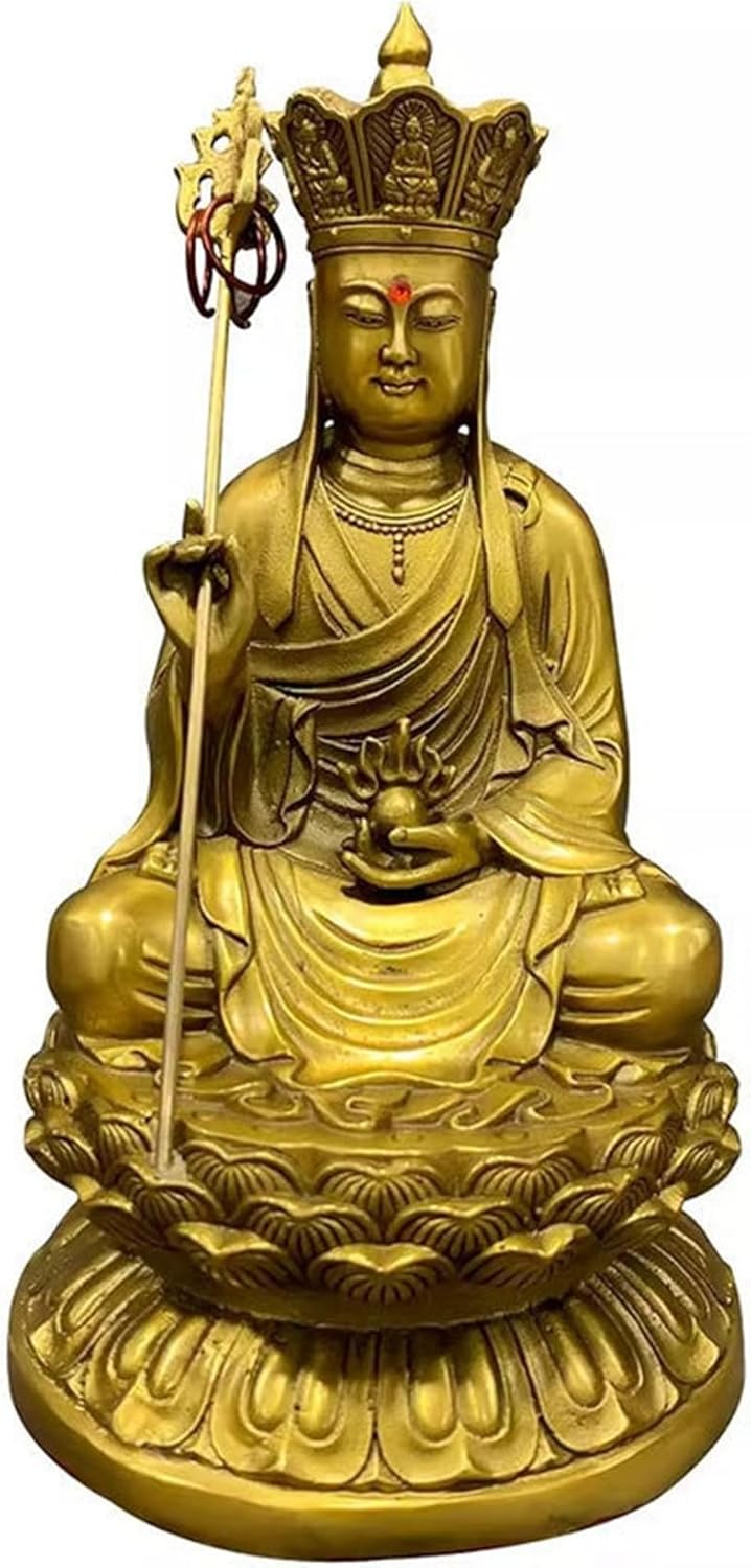 仏像 真鍮製 仏壇供奉 観音菩薩像 釈迦牟尼仏像 仏教工芸品 彫像飾り