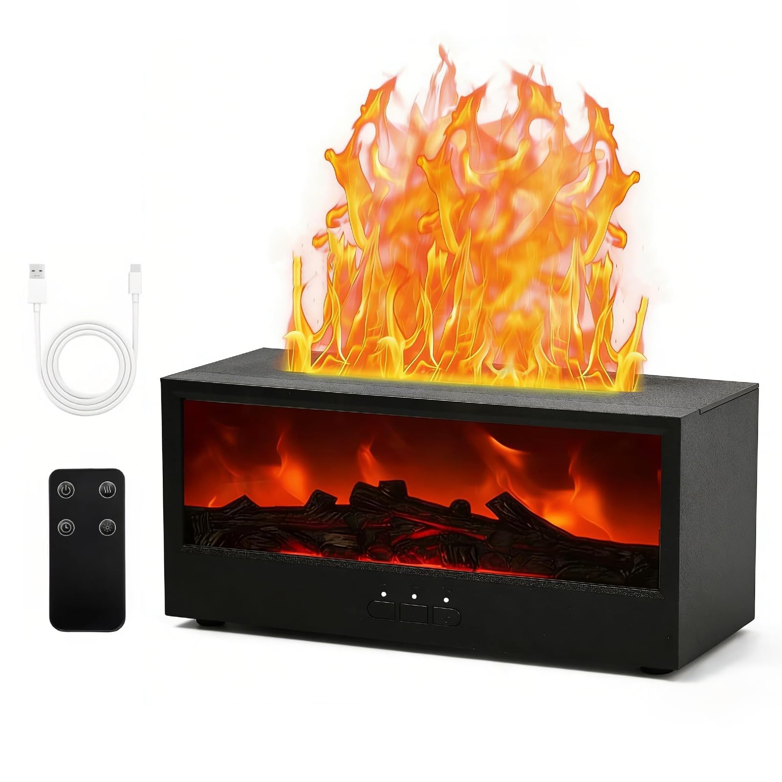 Diffuseur d'huiles essentielles pour bureau et maison avec veilleuse 7 couleurs