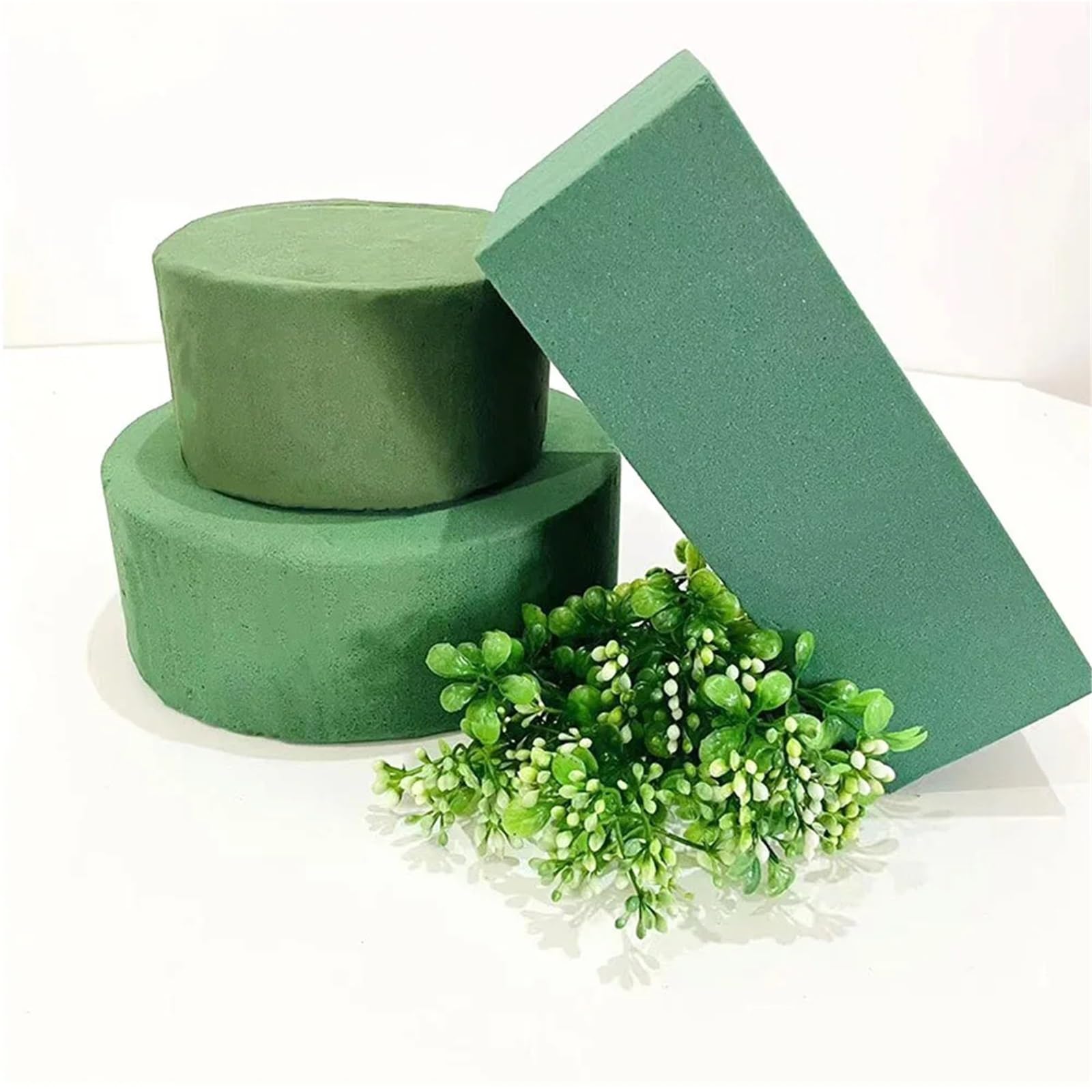 Espuma Floral Redonda 12Pcs Round Floral Foam Blocks Flower Arrangement Decoration For Home Garden Para Bodas, Pasillos, Fiestas