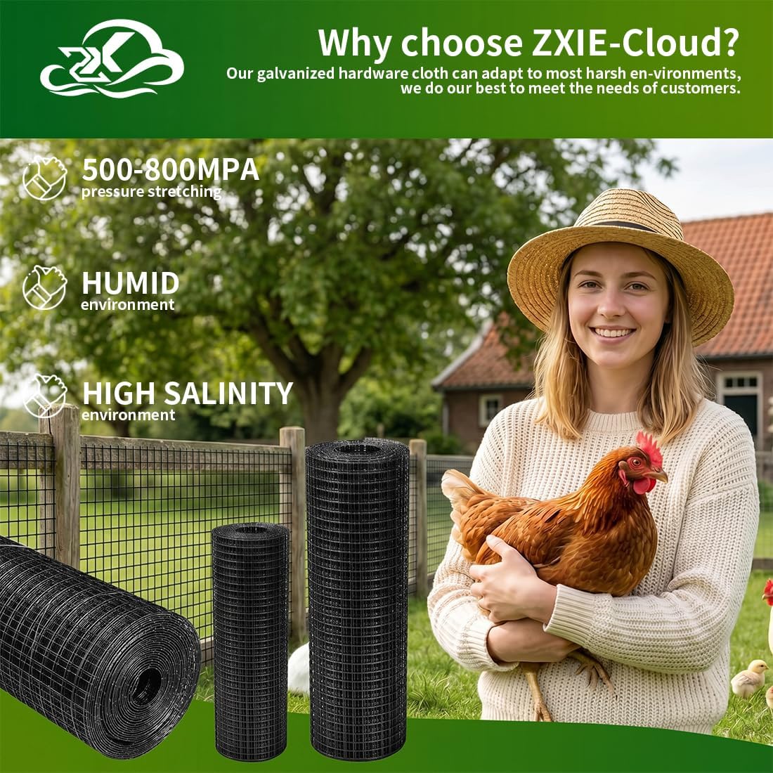 Black Hardware Cloth,PVC Coated Wire Mesh 1/4 Inch 12inx20f
