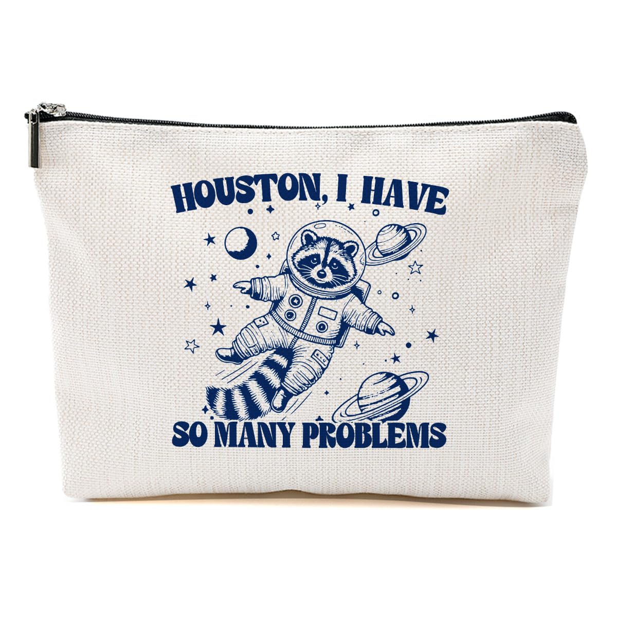 Sarcastic Raccoon Makeup Bag Funny Gifts Humor Cosmetic Bag Raccoon Gifts for Women Friend Sisters Cousin Zipper Pouchs Toiletry Bags for Camping