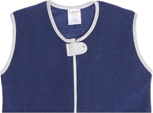 Vista 12 de Baby Deedee Saco de dormir de forro polar con pies, saco de dormir para niños, verde azulado, 2-4 T