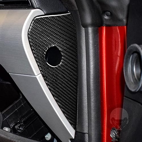 Miniatura 5 de NVCNX Real Premium - Adhesivo de fibra de carbono compatible con Ford Mustang GT 2015-2023 2016 2017 2018 2019 2020 2021 2022 para salpicadero de