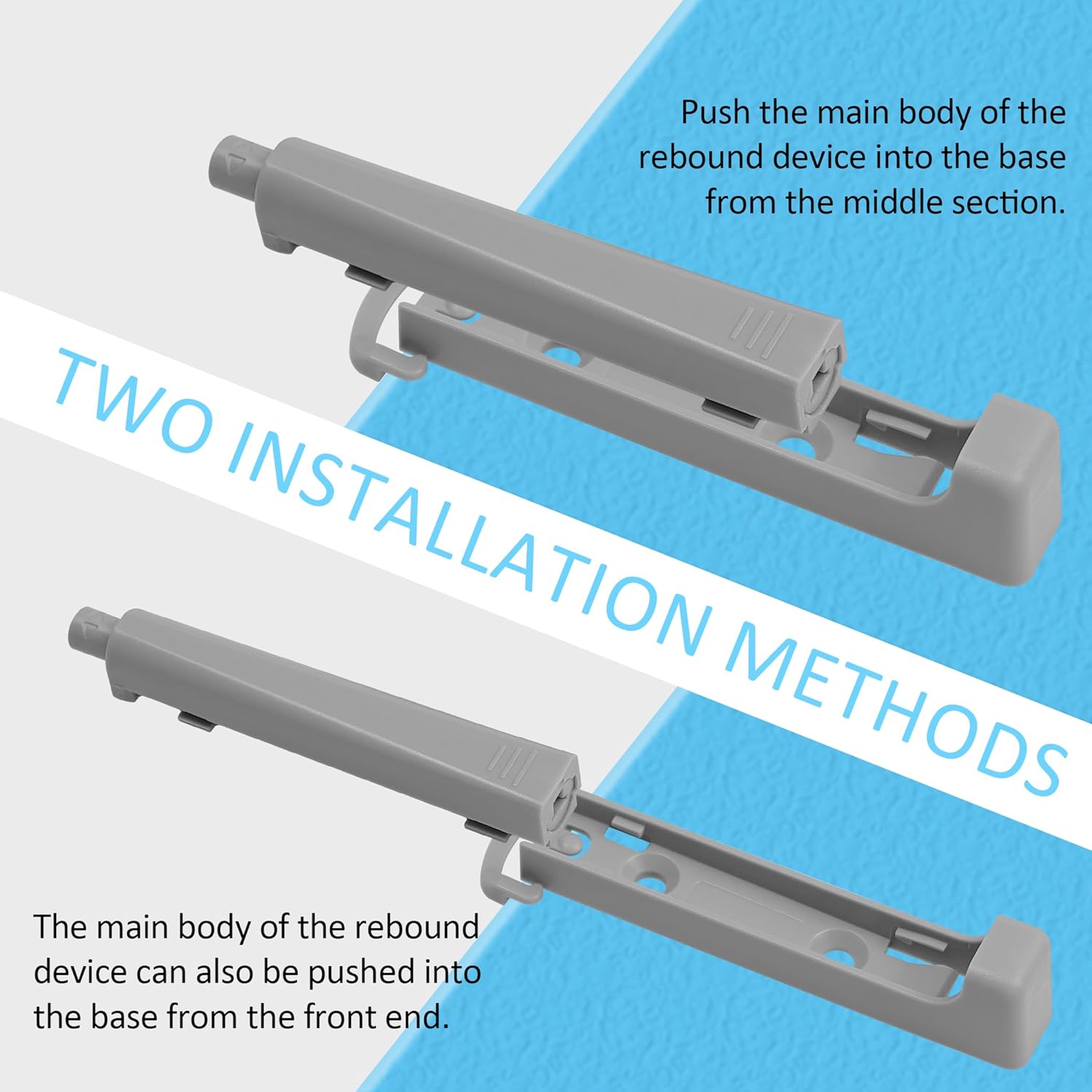 Push to Open Door Latch, 10 Pack Strong Spring Push Latch for Hidden Door Cabinet Pull Kitchen Drawer Catch,Pop Out Release Touch Push to Open Hardware
