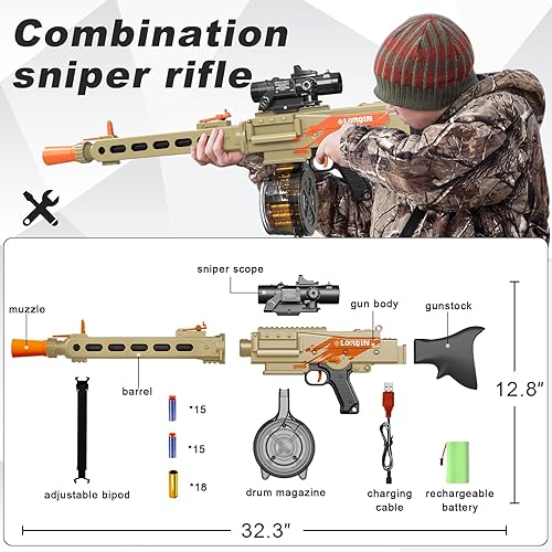 Miniatura 6 de CuteAnt Pistola de juguetes de bala suave para niños
