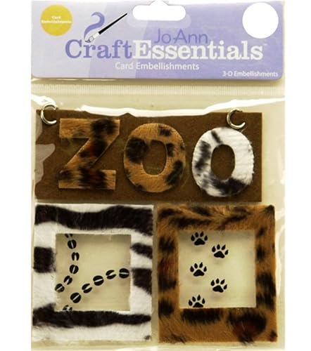 Craft Essentials Zoo Embellishment