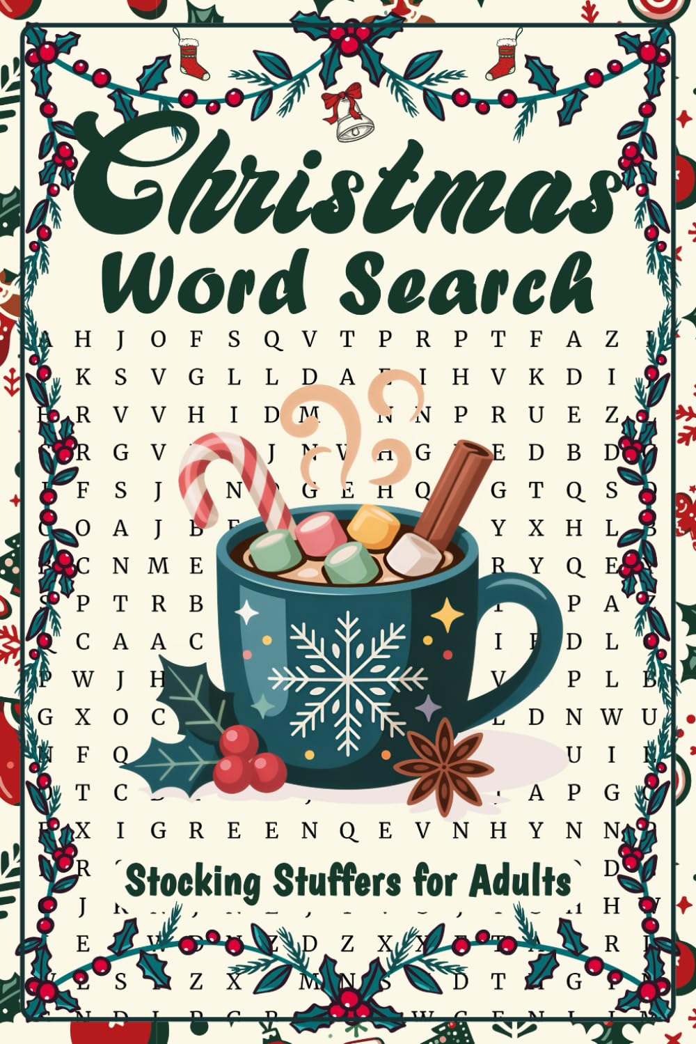 Stocking Stuffers For Adults: Christmas Word Search: Large Print Christmas Word Search for Adults and Seniors, Perfect Stocking Stuffer with Relaxing, Gift Ready Holiday Puzzles