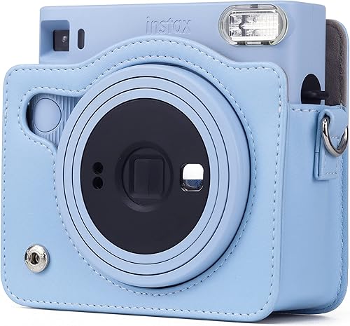 Miniatura 9 de Rieibi Funda cuadrada SQ1, funda protectora para cámara instantánea Fujifilm Instax Square SQ1, cubierta compacta de piel sintética con correa de
