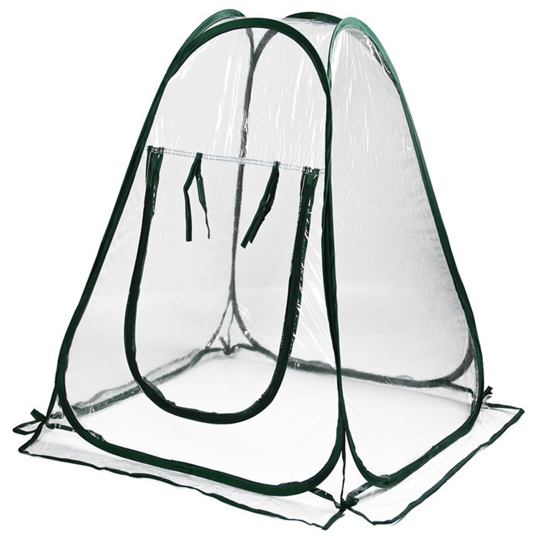 Petite serre d'intérieur portable 70x70x80 cm avec fenêtre et base lestée