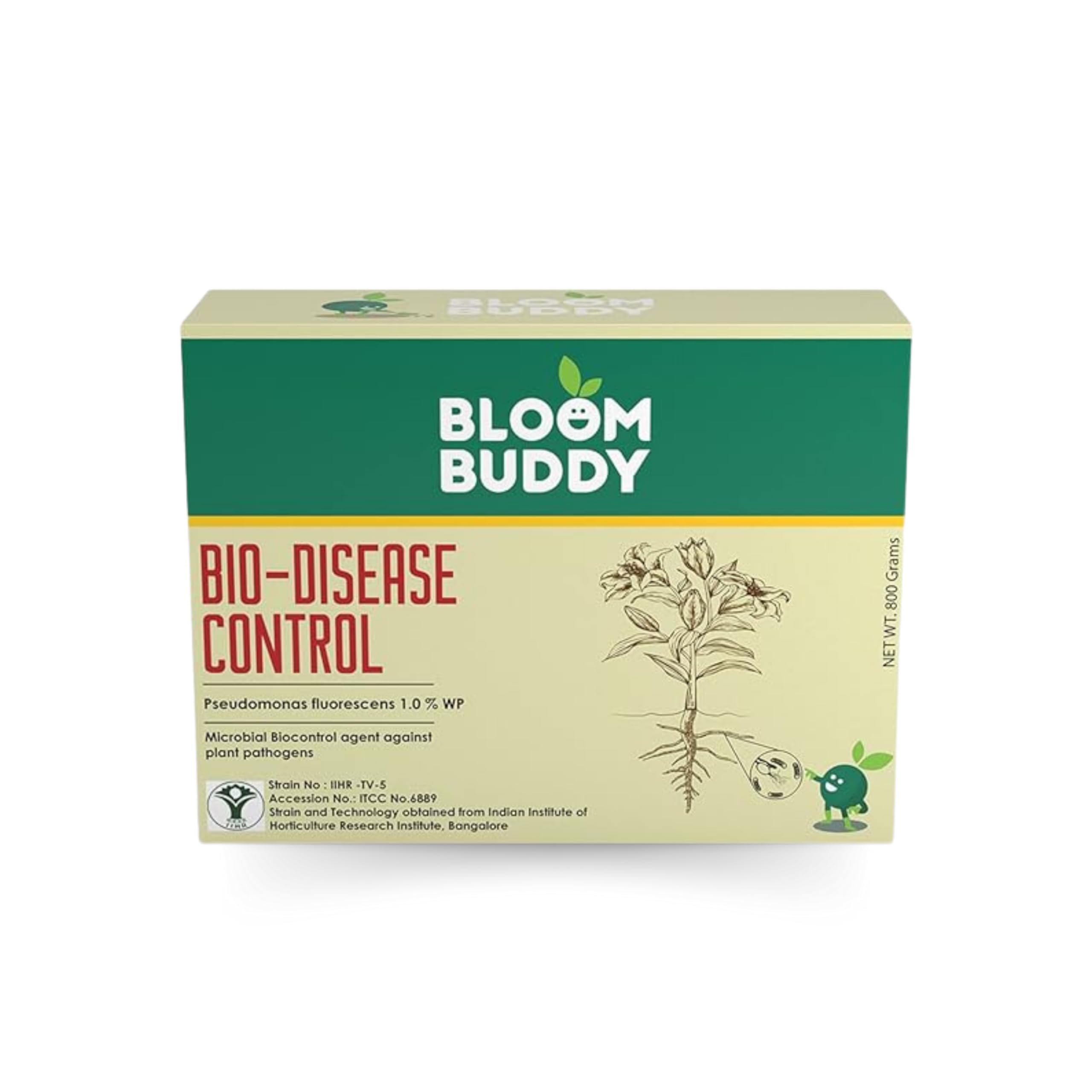 Bloombuddy Pseudomonas Fluorescent 1.0% WP Bio-Disease Controller for Plants Organic Fungicide Plant Protection 800g (B095KNZYW6) Amazon Price History, Amazon Price Tracker