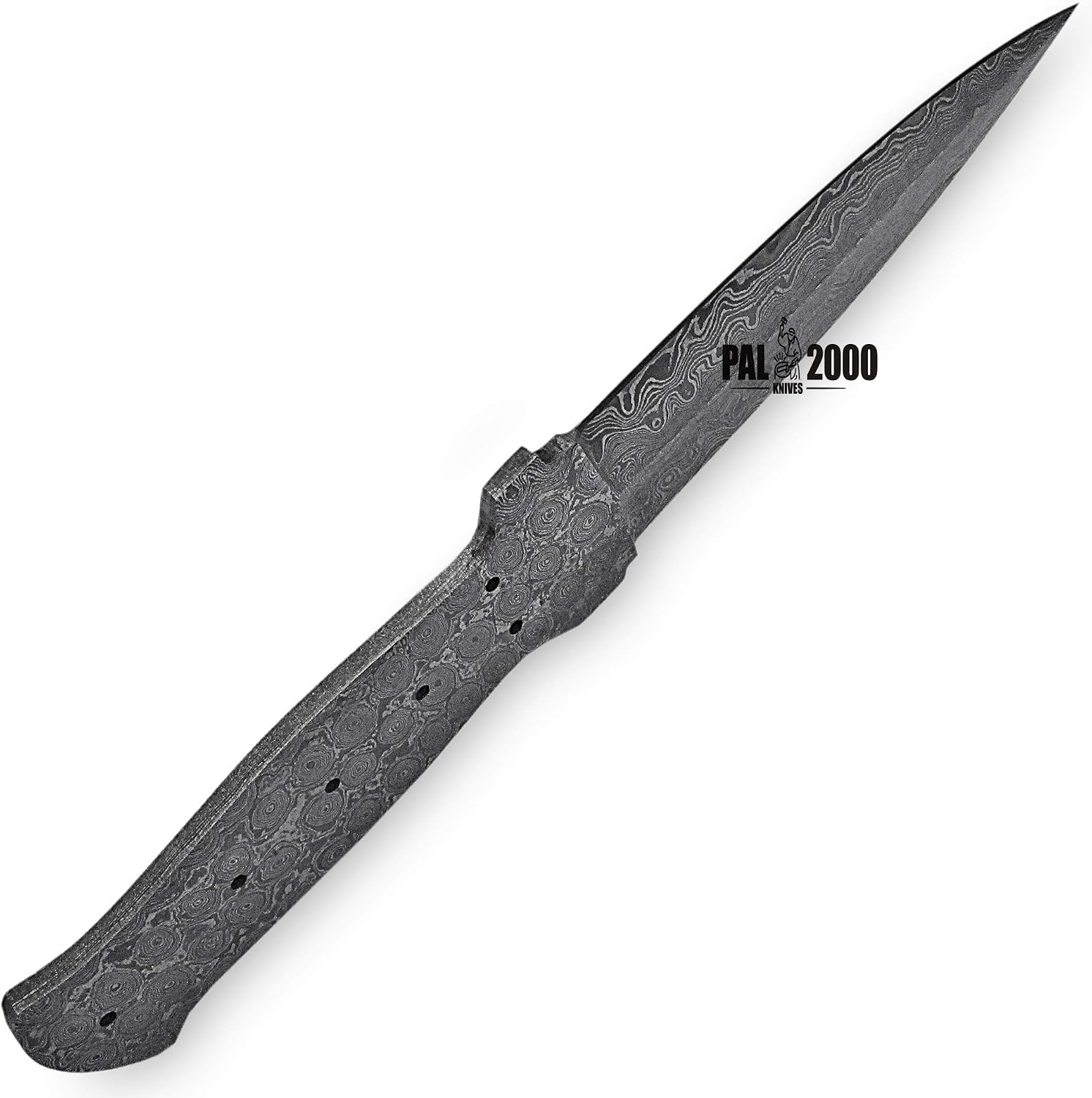 Custom Handmade Damascus Steel 9 inches Blank Blade for Knife Making Supplies 9887