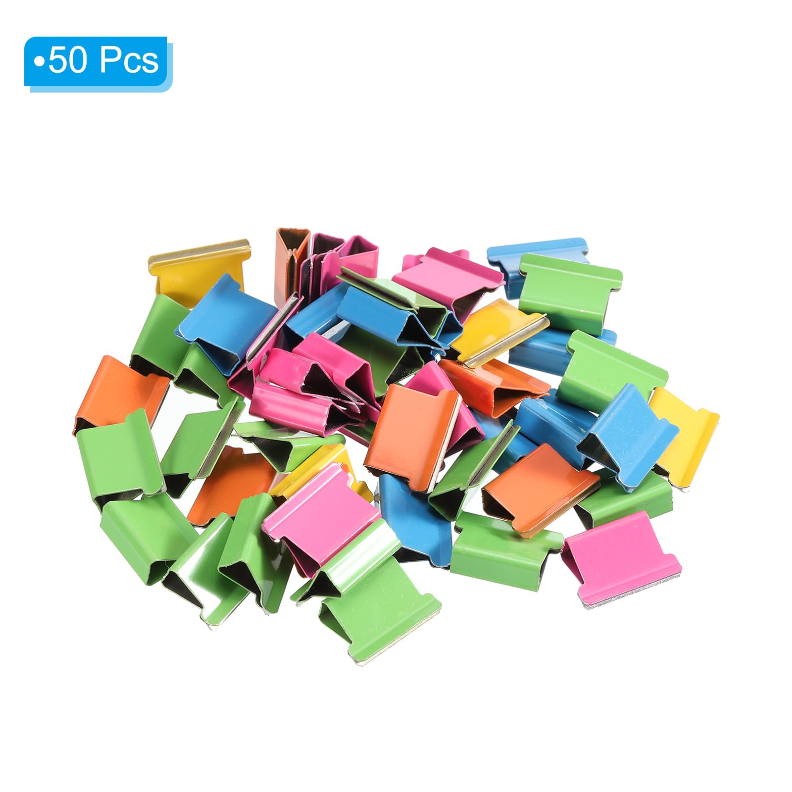 RAYHER 60901000 Binder Clips Glam, 2cm, 6 Designs, SB-Btl 6Stück