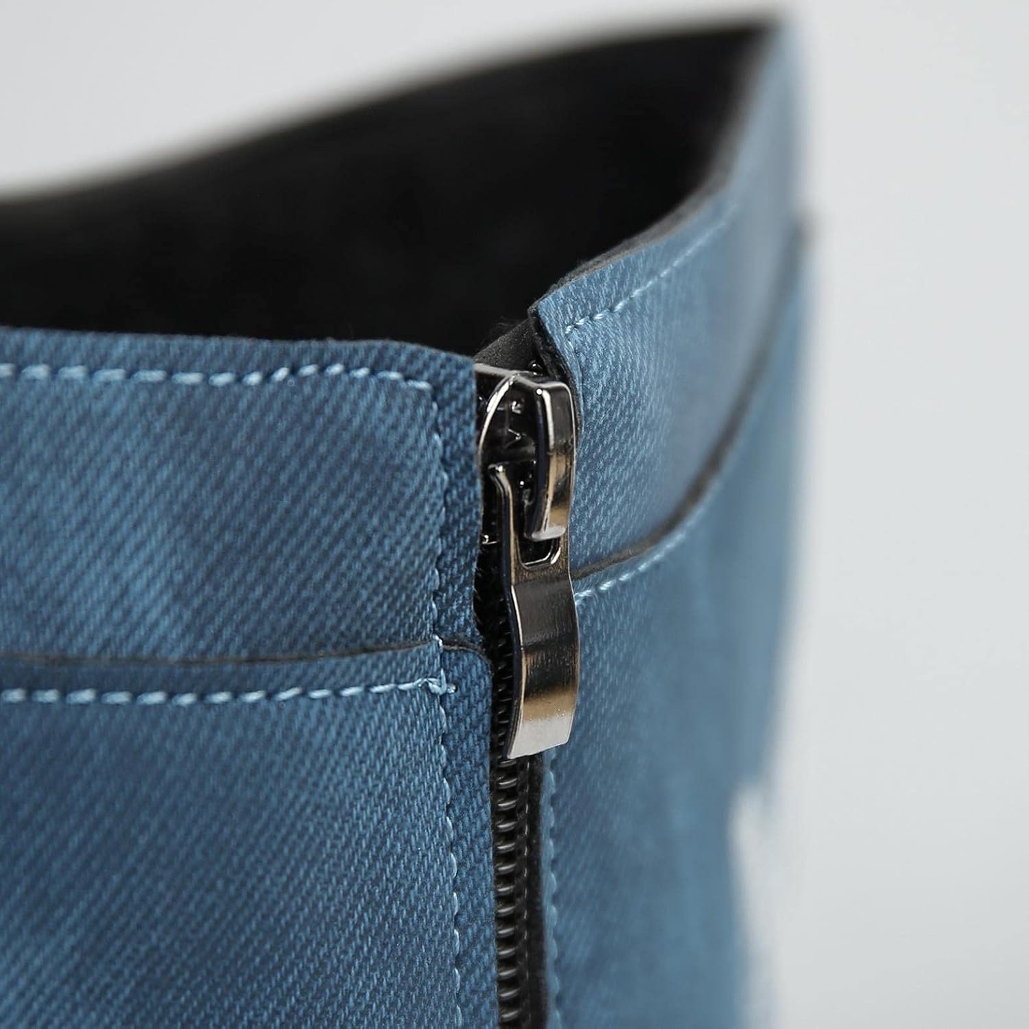 Hbeylia Western Boots For Women Vintage Casual Breathable Denim Round Toe Chunky Low Heels Western Cowgirls Boots Women'S Knee High Length Tall Riding Boots For Ladies Autumn Winter