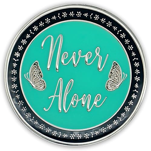 Miniatura 5 de Recovery Sisters Sobriety Chip  Moneda Triplate AA  Ficha de afirmación de mujeres en recuperación (aqua)