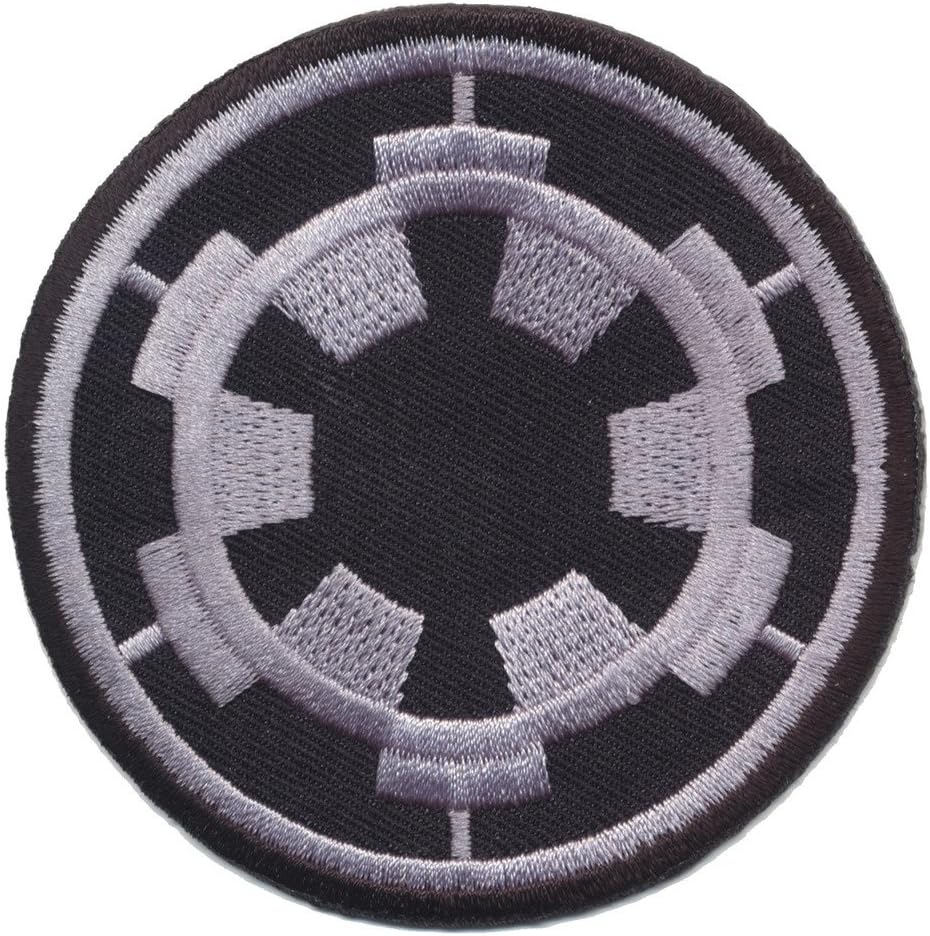 Imperial Target Iron on Sew on Patch Logo Vest Jacket Hat Hoodie Backpack Death Star Iron on Patch